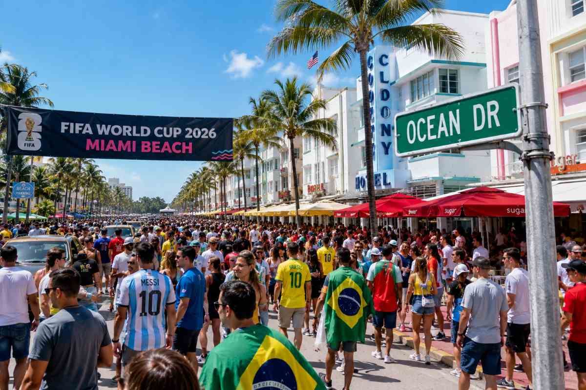 Así se vive el Mundial 2026 en Miami Beach: multitudes, ambi