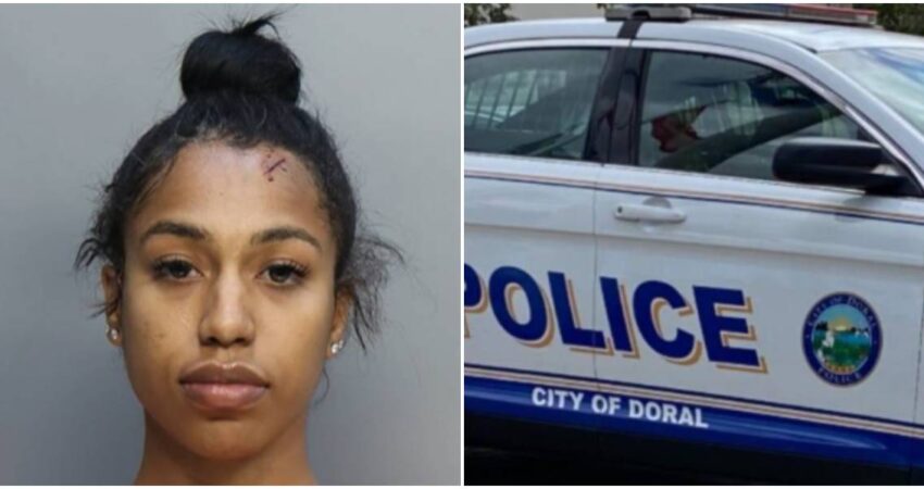 Mujer de Nueva York enfrenta cargos tras presunto robo de artículos de lujo en Miami-Dade valorados en 260.000 dólares mujer arrestada-policía de Doral
