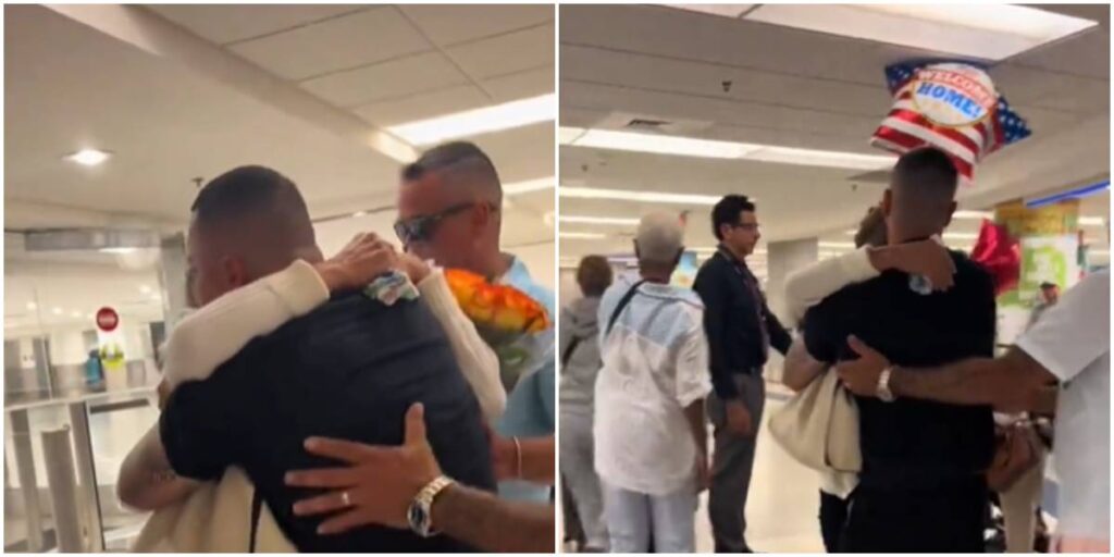 Una madre cubana y sus hijos se reencuentran en EE