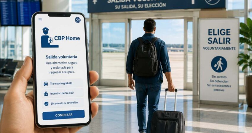 CBP intensifica presión sobre inmigrantes irregulares: ofrece $2,600 para salir voluntariamente de EE.UU. mediante CBP Home salida