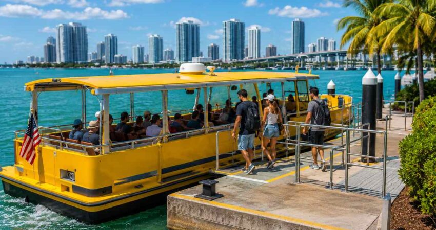 Miami Beach ofrecerá taxis acuáticos gratuitos durante el fin de semana de la final del Mundial FIFA 2026 taxiacuatico