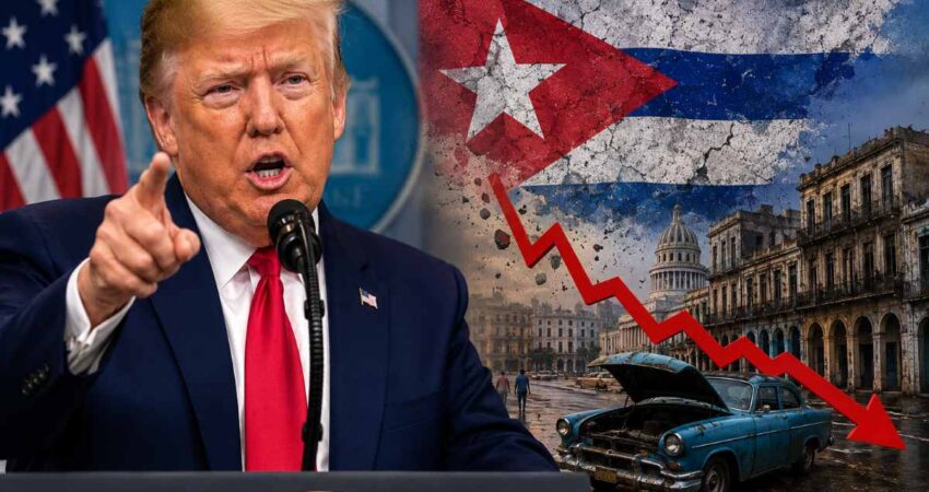 Trump afirma que “Cuba se derrumbó” y promete abordar la situación tras resolver la crisis con Irán trump-cuba