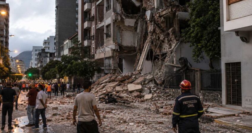 Fuerte terremoto de magnitud 7.1 sacude Venezuela y provoca daรฑos en Caracas; emiten alerta de tsunami venezuelaterremeto
