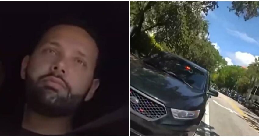 “Soy un oficial electo”: video revela tenso cruce entre alcalde de Hialeah y policía de Miami Bryan Clavo-auto