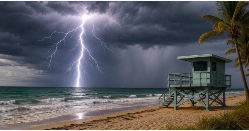 Tormentas en Florida dejan una cifra alarmante: más de un millón de rayos en lo que va de 2026 Descargas eléctricas