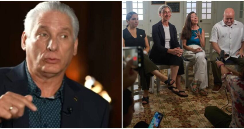 Polémica visita a La Habana: cuatro congresistas demócratas de EE.UU. se reúnen con Díaz-Canel en medio de la crisis Díaz-Canel-congresistas demócratas