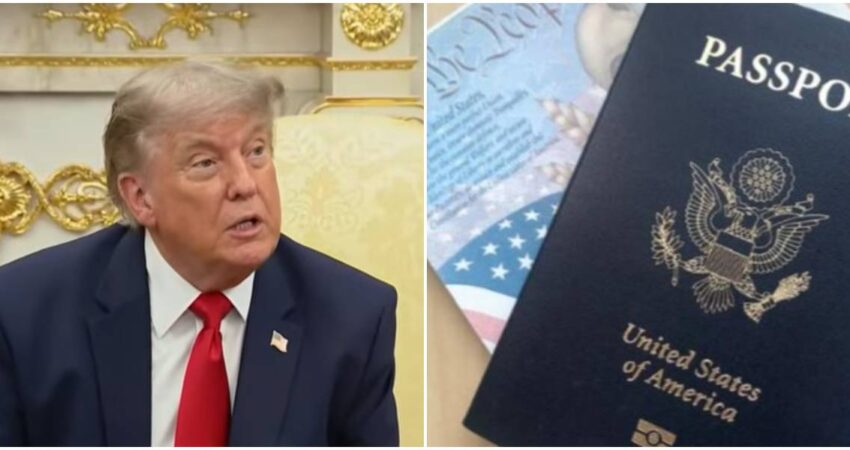 Pasaporte estadounidense con imagen de Donald Trump desata una tormenta política Donald Trump-pasaporte americano