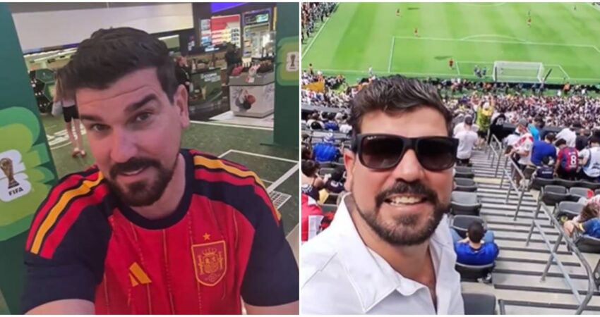 ¿Cómo entró?: Periodista oficialista Héctor Villar aparece en la final del Mundial semanas después de ser rechazado por EE.UU Héctor Villar