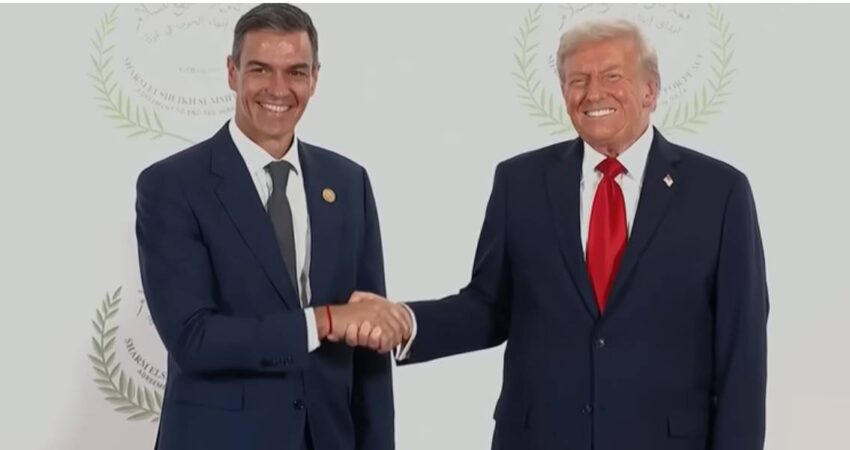 Trump estalla contra España y ordena cortar todo el comercio: “Es un socio terrible” Pedro Sánchez y Donald Trump