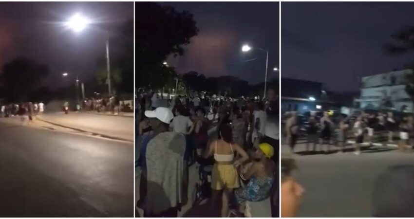“Esto no hay quien lo aguante”: vecinos de Jaimanitas salen a protestar tras más de 24 horas sin electricidad Protesta en Jaimanitas