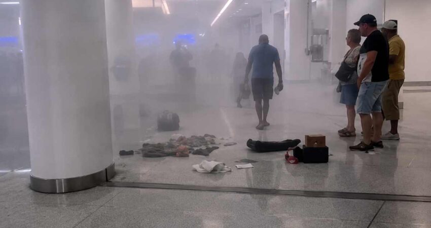Reportan explosión de una batería portátil en el Aeropuerto Internacional de Miami antes de un vuelo con destino a Cuba aeropuertomiami
