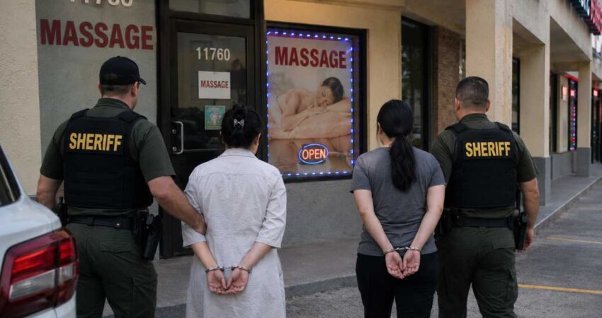 Cinco mujeres enfrentan cargos en Miami-Dade tras operativo en salones de masajes arrestos1