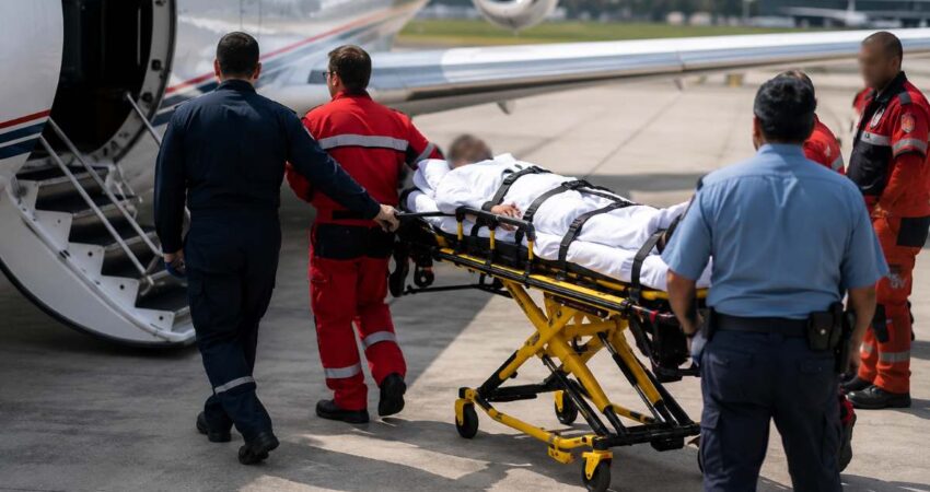 Niño estadounidense de 9 años es trasladado de urgencia a Miami tras brutal ataque de varios perros en una playa de Bahamas avionbahamas