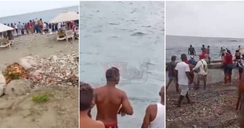 Alerta en Santiago de Cuba: tiburón de dos metros obliga a cerrar Playa Siboney bañistas en Santiago de Cuba