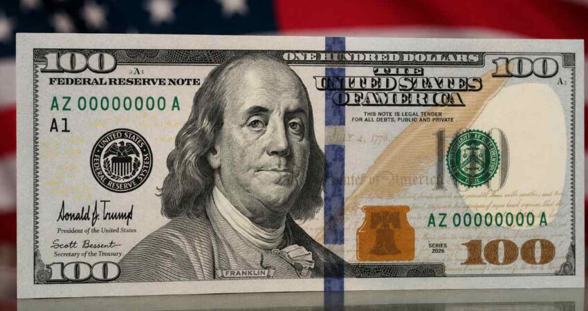 Trump revela por primera vez el nuevo billete de $100 con su firma: así luce el rediseño histórico billetetrump