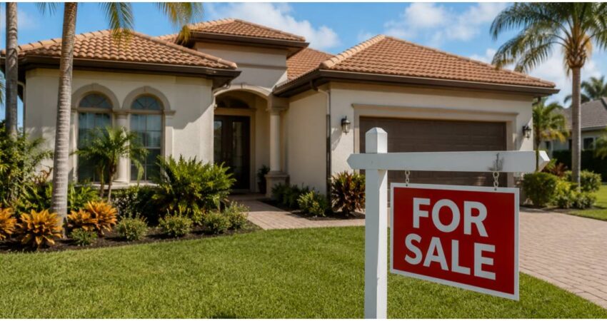 Florida ya concentra una de cada siete casas en venta en EE.UU.: ¿se acabó el boom inmobiliario? casa de Florida en venta