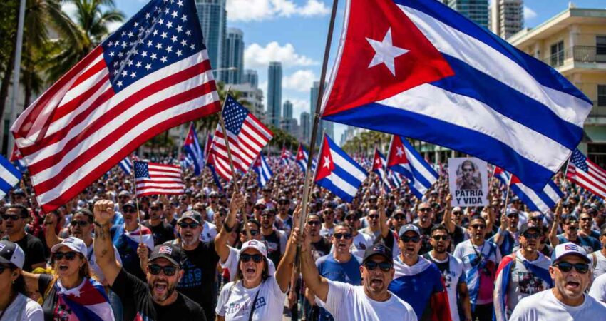 Convocan en Miami una jornada por el 11J con marcha, exposiciรณn y un gran acto por la libertad de Cuba cubamiami11j