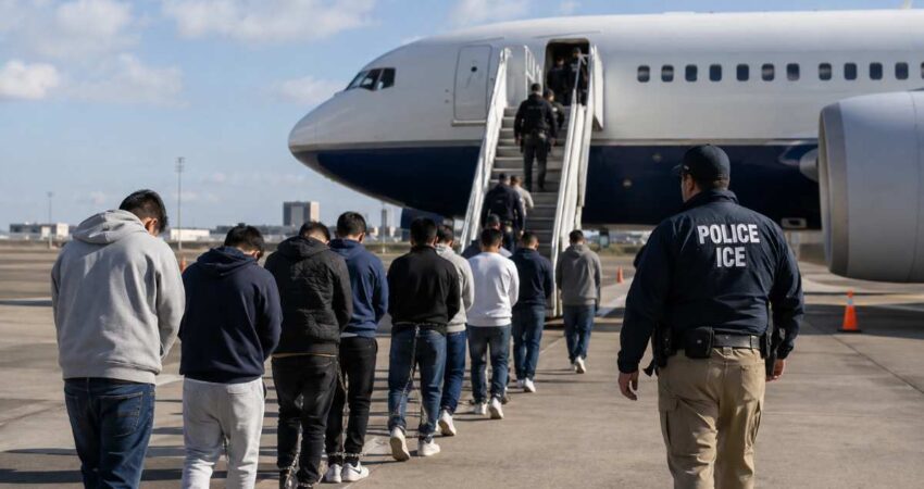 EE.UU. estudia enviar a cubanos con orden de deportaciรณn a Uruguay como parte de una nueva estrategia migratoria deportados