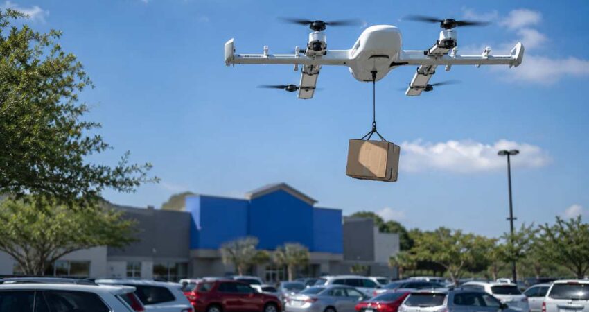 Walmart lanza en Florida entregas con drones: pedidos llegarán en menos de 30 minutos drone