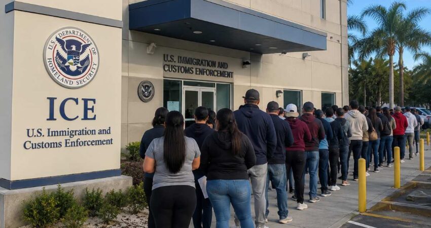 Cubana con I-220A relata cรณmo fue su cita con ICE en Miramar: "Nos separaron por nacionalidad" iceinmigracion