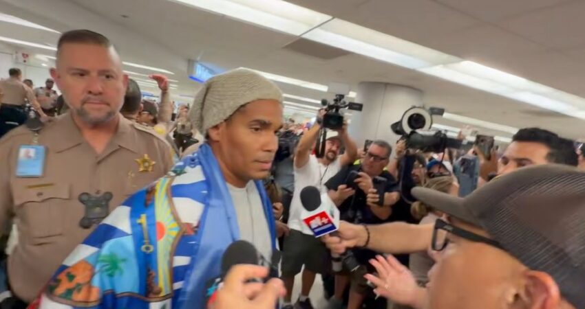 Luis Manuel Otero Alcántara en Miami: "Vengo a trabajar", afirma tras salir de cinco años de prisión en Cuba luismanuelalcantara