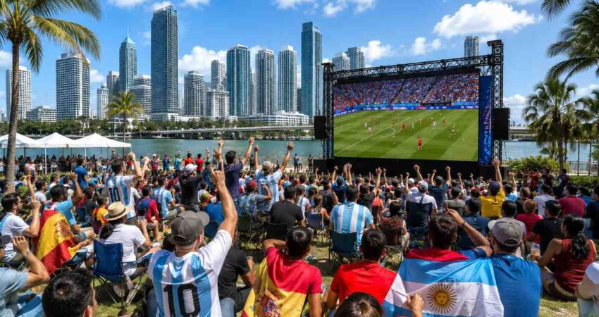 Dónde ver la final del Mundial 2026 en Miami: estos son los mejores lugares para disfrutar del España vs. Argentina maimifinalcopa