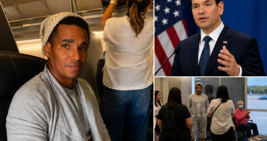 Marco Rubio da la bienvenida a Luis Manuel Otero Alcántara tras su llegada a Miami y exige la liberación de los presos políticos en Cuba otero-rubio