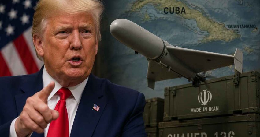 Trump advierte que Estados Unidos actuará si se confirma la presencia de drones iraníes en Cuba: «No vamos a permitir que ocurra» trump-drones