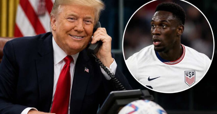 Trump celebra decisión de la FIFA que permitirá a Folarin Balogun jugar ante Bélgica y desata polémica trump-futbol