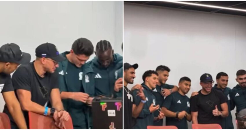 Youtuber estadounidense causa furor al regalar Rolex al equipo mexicano tras la victoria sobre Ecuador en el Mundial 2026 youtuber estadounidense y futbolistas mexicanos