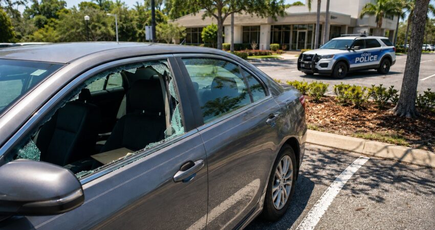 Alerta en Florida por aumento del “Bank Jugging”: ladrones siguen a clientes desde los bancos Auto robado en Ocoee
