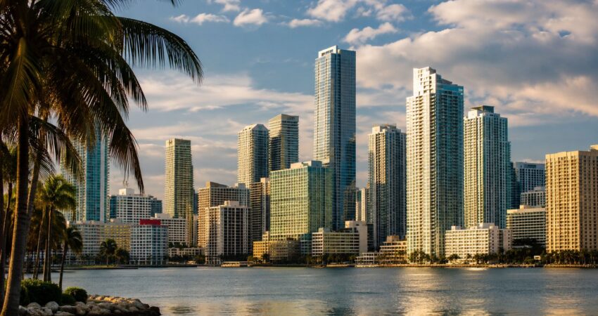 ¿Es realmente más caro vivir en Miami que en Nueva York? Un creador de contenido cuestiona el polémico informe y abre el debate Rascacielos de Miami
