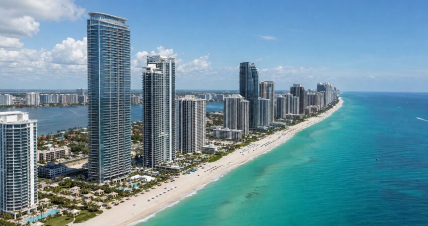 Sunny Isles Beach: asรญ es vivir entre rascacielos de lujo y playas del sur de Florida Sunny Isles Beach