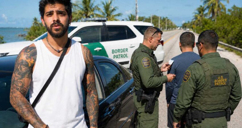 CBP detuvo el vehículo de Kristoff Kriollo en los Cayos: su camarógrafo con I-220A estuvo a punto de ser arrestado cbpkristoff
