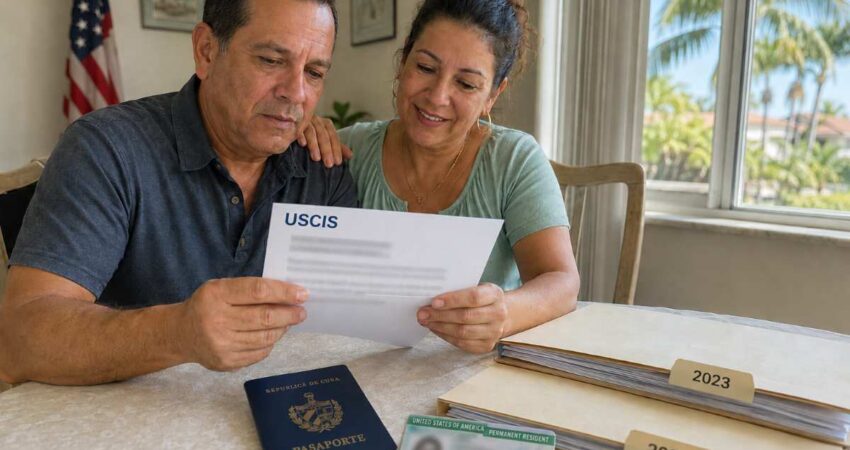 Cubanos con casos de 2023 y 2024 comienzan a recibir decisiones de residencia greencardcubanos