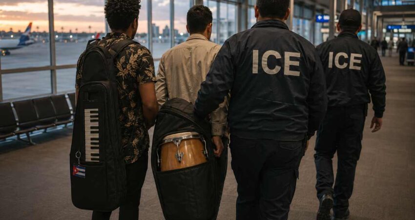 Pianista y percusionista cubanos terminan bajo custodia de ICE con dรญas de diferencia icecubanos