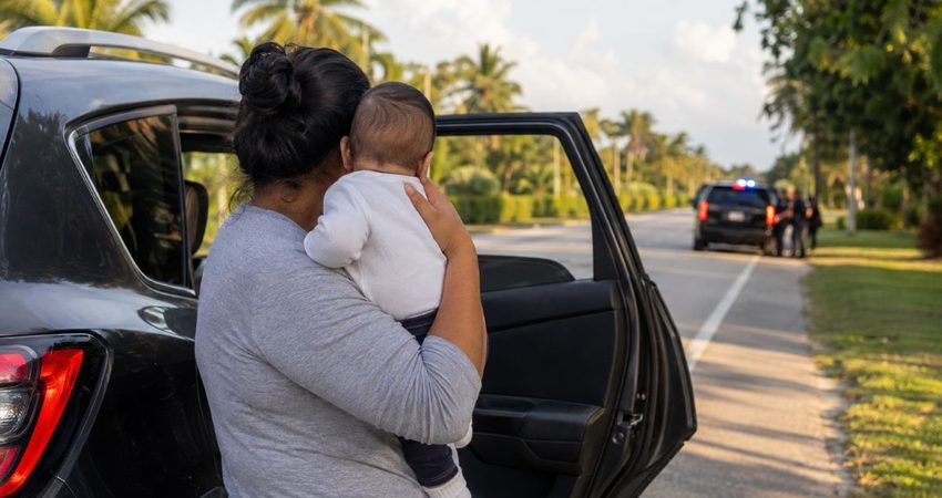 Madre cubana denuncia que ICE arrestó a su esposo y la dejaron sola con su bebé en Naples: “Esto está bien feo” madre cubana y su bebé