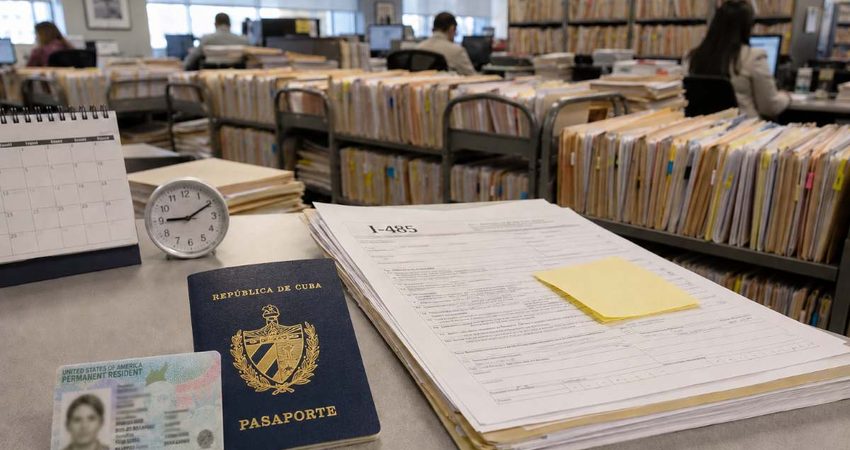 Residencias de cubanos bajo la Ley de Ajuste Cubano enfrentan un atraso que podría extenderse durante años oficinauscise