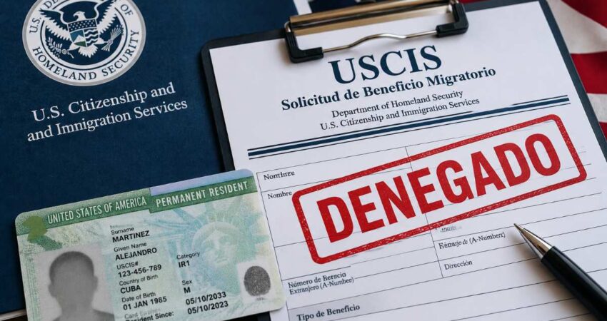 Cambio inmediato de USCIS: solicitudes de inmigración podrán ser negadas sin previo aviso uscis-negaciones
