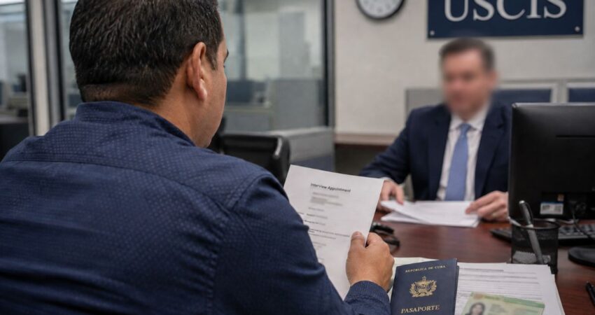 Aumentan las entrevistas de residencia y podrían retrasarse las aprobaciones de Green Card usicsentrvista