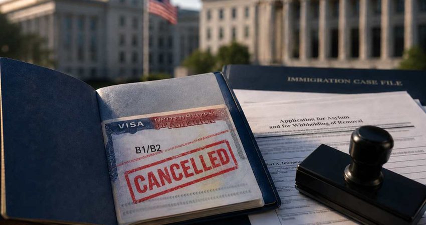 Estados Unidos prepara la revocación de hasta 200,000 visas visacancelada