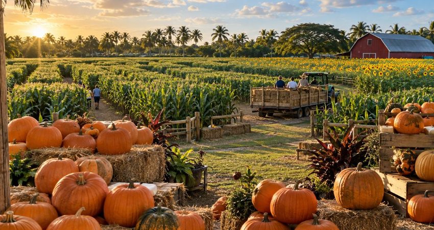 The Berry Farm entra en modo otoño y prepara un cierre inspirado en el Oktoberfest Calabazas en Miami