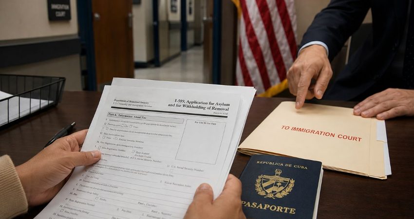 DHS aclara la regla que permite enviar solicitudes I-589 directamente ante un juez Inmigrantes cubanos