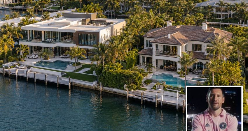 Lionel Messi amplía su patrimonio al comprar otra vivienda en Fort Lauderdale Lionel mesi mansiones