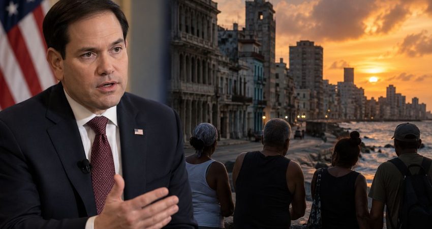 “La responsabilidad corresponde al pueblo”: Marco Rubio aclara quién debe impulsar el cambio en Cuba Marco y cubanos
