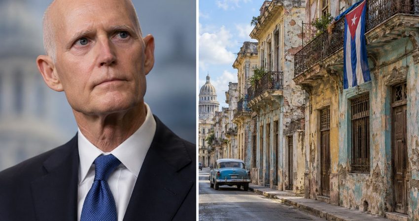 Rick Scott usa a Cuba para arremeter contra el socialismo: “Todo es gratis. Nunca funciona” Rick Scott y Cuba