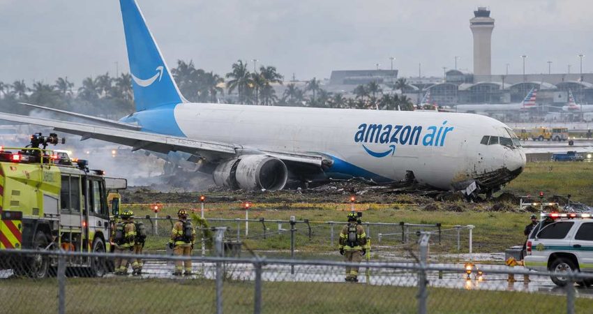 Amazon suspende operaciones con la aerolínea involucrada en la tragedia aérea de Miami aaccidenteamazon