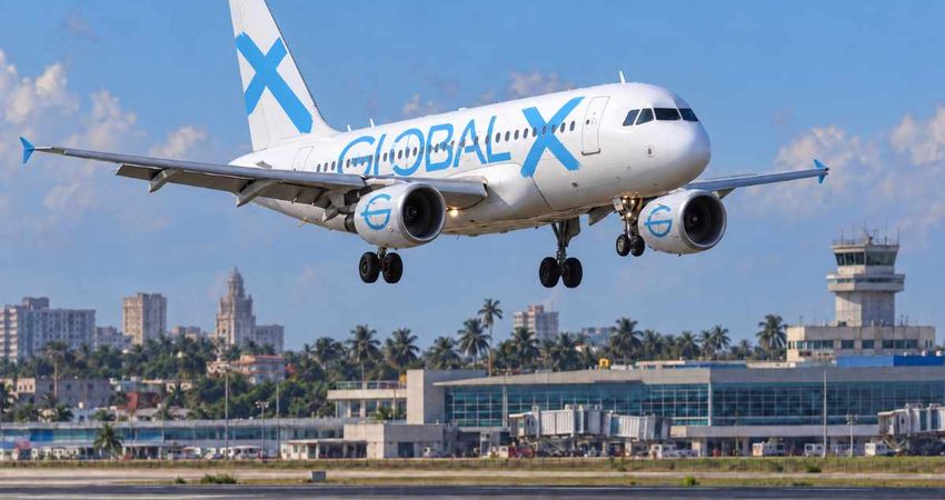 Avión de GlobalX llega a La Habana desde un aeropuerto clave para las deportaciones de ICE: qué se sabe del vuelo avionglobalx
