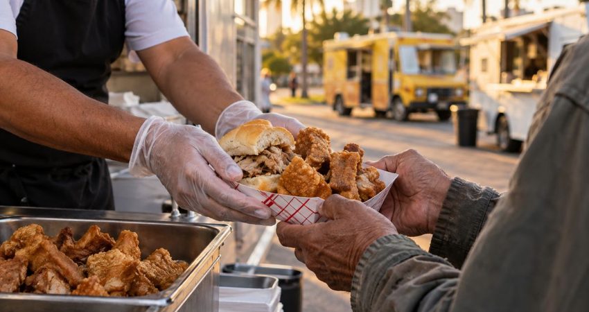 Cubano llegó hace cuatro años a Estados Unidos, abrió dos food trucks y ahora alimenta gratis a quien lo necesite ayuda a cubanos