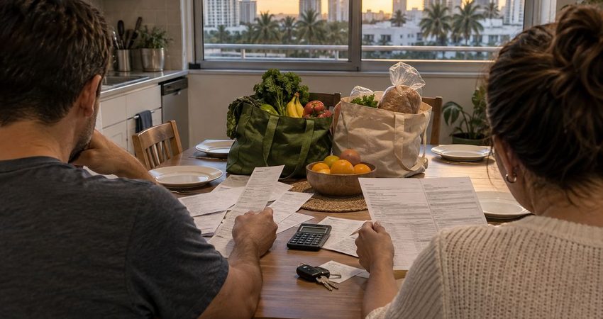 Vivir en Miami cuesta más de lo que muestran las redes: una familia puede superar los $6,000 al mes costo de vida